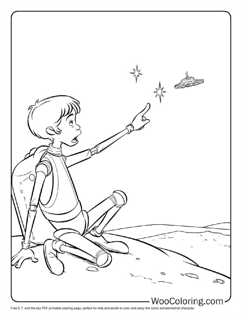 100  Alien coloring pages  Free PDF To Print  - 53
