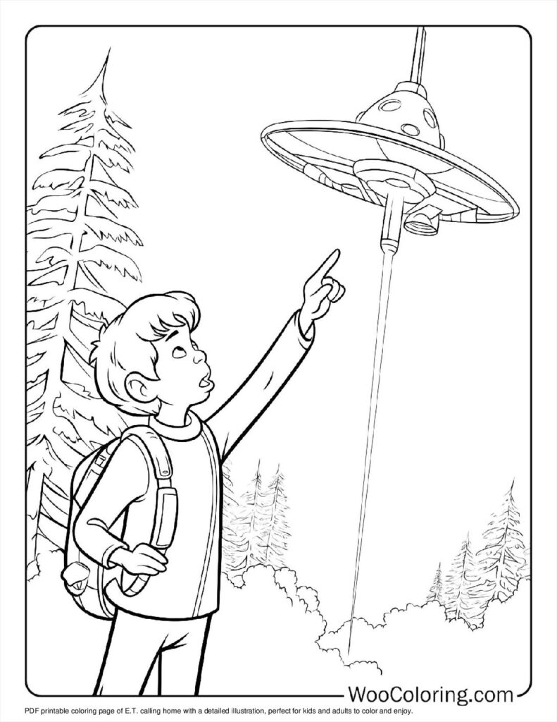 100  Alien coloring pages  Free PDF To Print  - 13