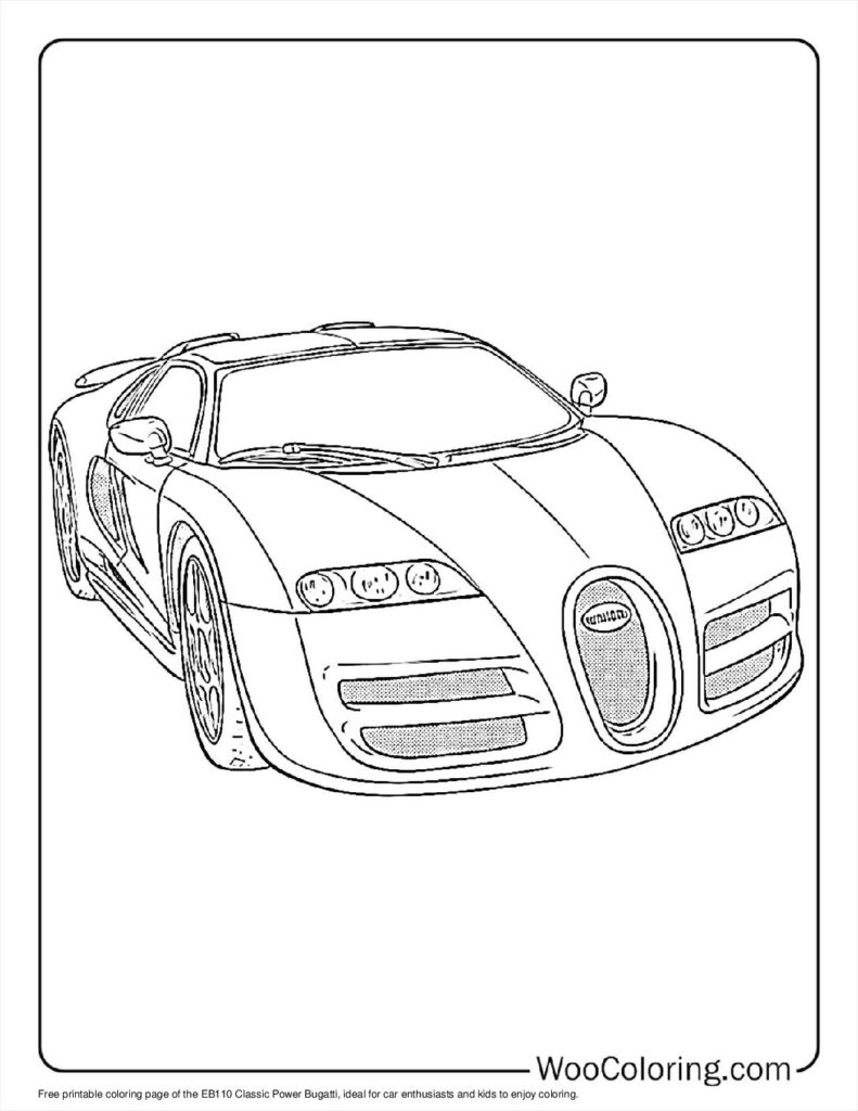 100  Bugatti coloring pages  Free PDF To Print  - 14