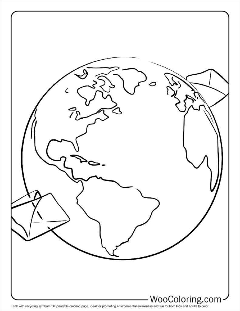 100  Earth coloring pages  Free PDF To Print  - 33