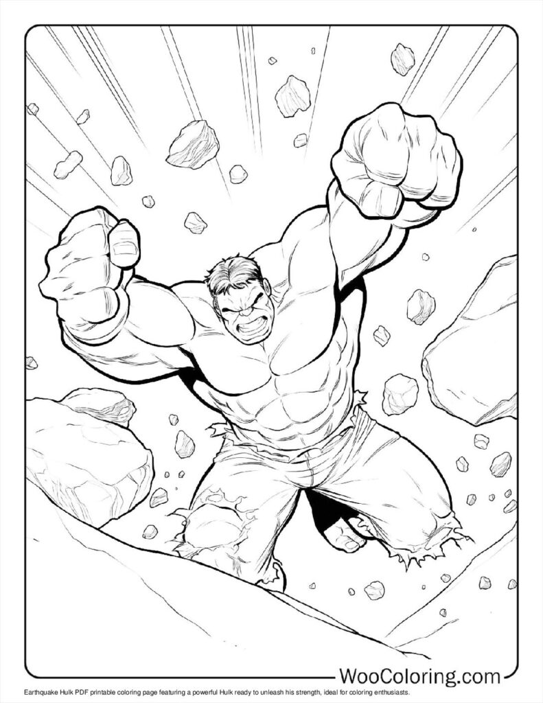 Earthquake Hulk For Kids