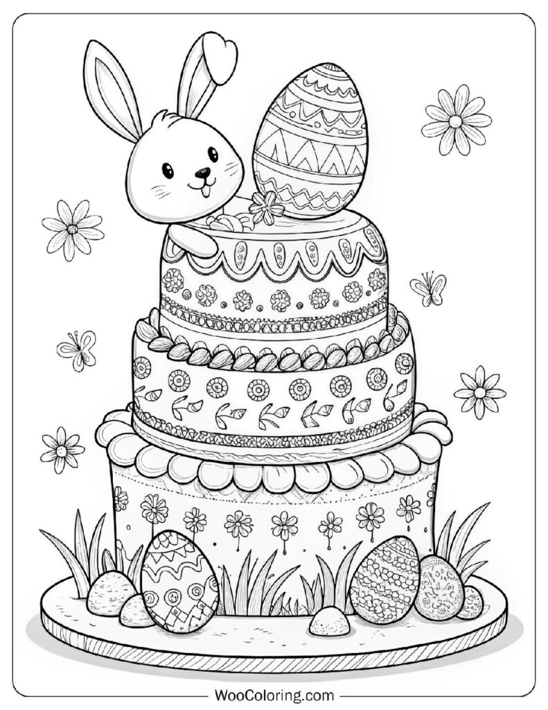 36 Cake Coloring Pages  Free PDF To Print  - 95