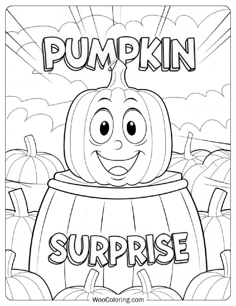66 Pumpkin Coloring Pages  Free PDF To Print  - 91