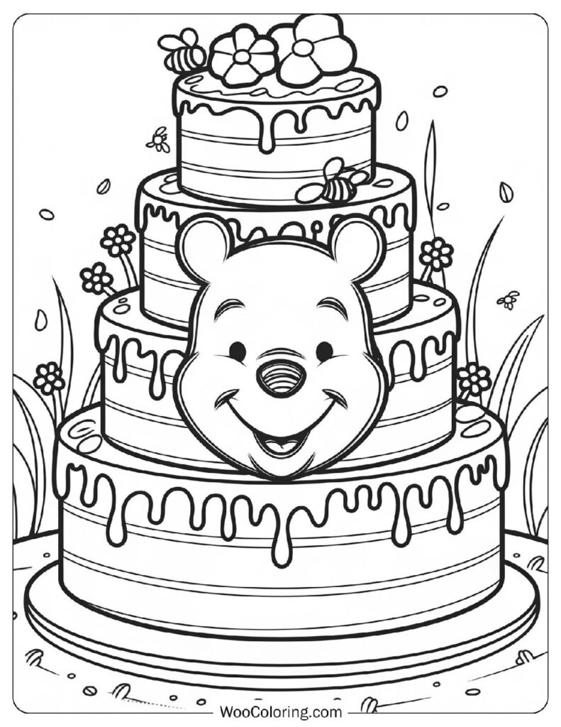 36 Cake Coloring Pages  Free PDF To Print  - 79
