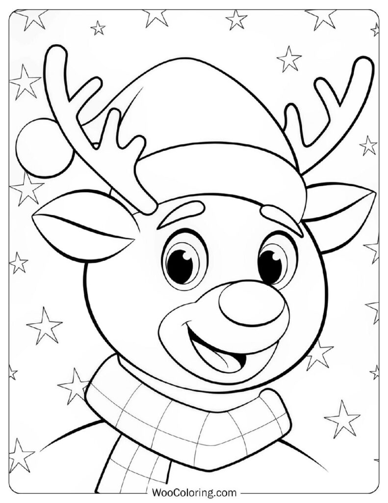1 500 Christmas Coloring Pages  Free PDF To Print  - 20