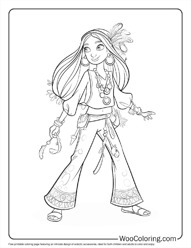 100  Hippie coloring pages  Free PDF To Print  - 4
