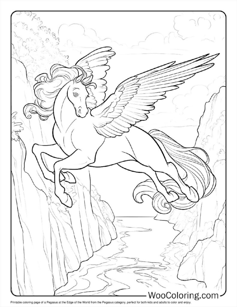 100  Pegasus coloring pages  Free PDF To Print  - 41