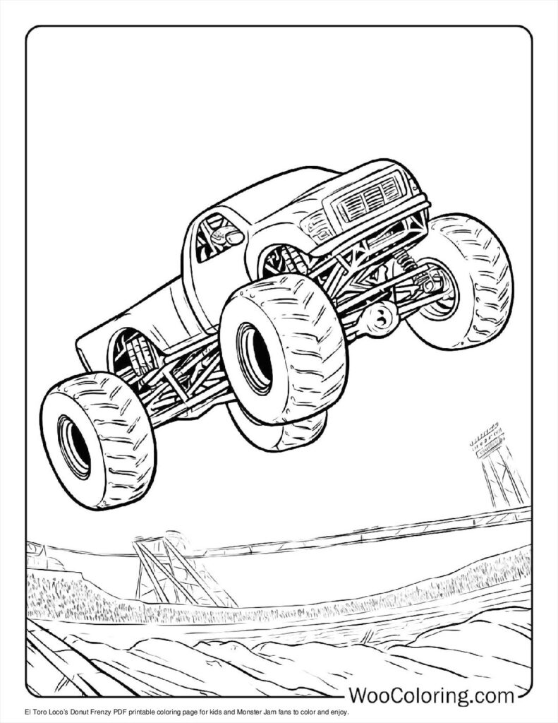 100  Monster Jam coloring pages  Free PDF To Print  - 87