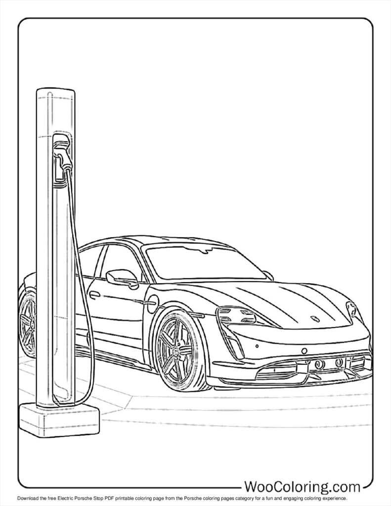 100  Porsche coloring pages  Free PDF To Print  - 40