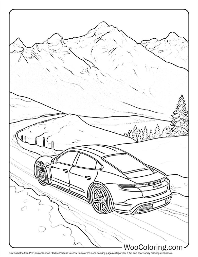 100  Porsche coloring pages  Free PDF To Print  - 57