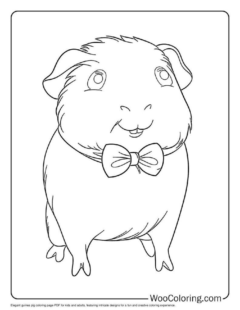 100 Guinea Pig coloring pages Free PDF To Print - 79