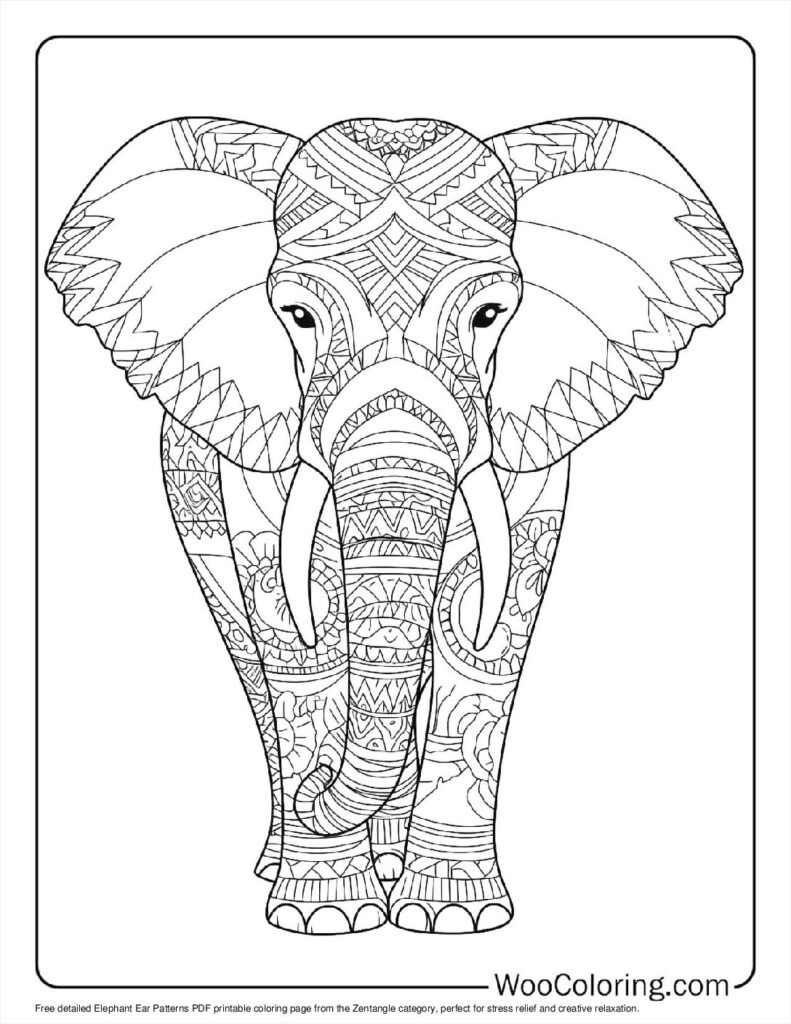 100  Zentangle coloring pages  Free PDF To Print  - 33