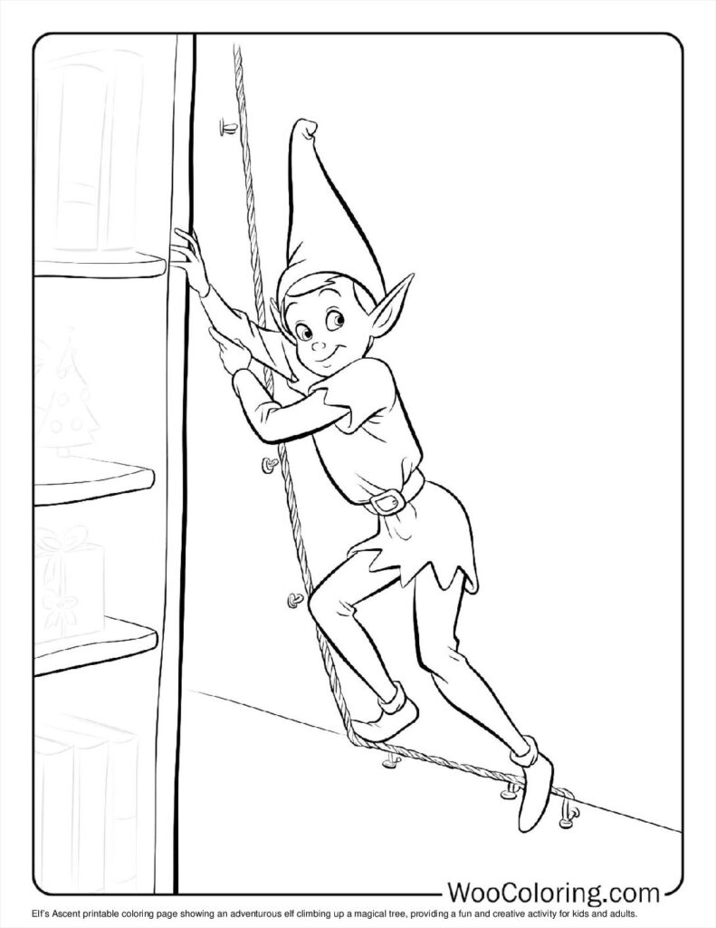100  Elf On The Shelf coloring pages  Free PDF To Print  - 63