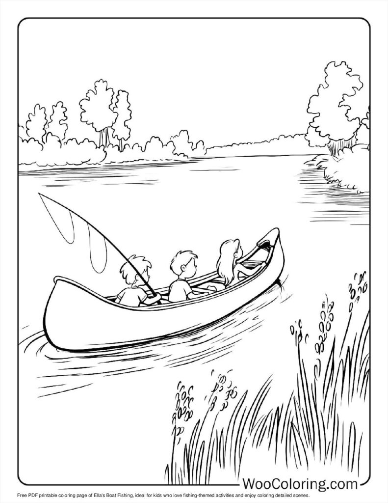 100  Fishing coloring pages  Free PDF To Print  - 62