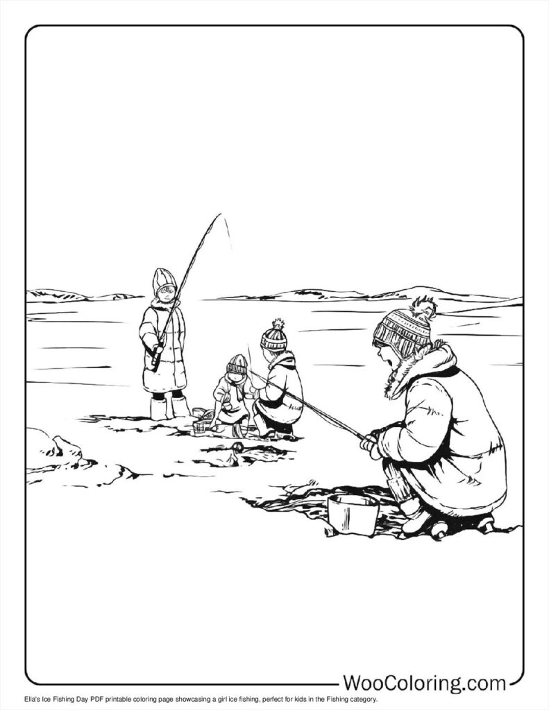 100  Fishing coloring pages  Free PDF To Print  - 87