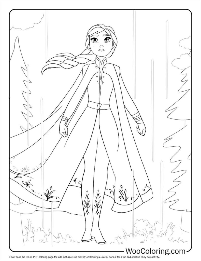 100  Rain coloring pages  Free PDF To Print  - 19