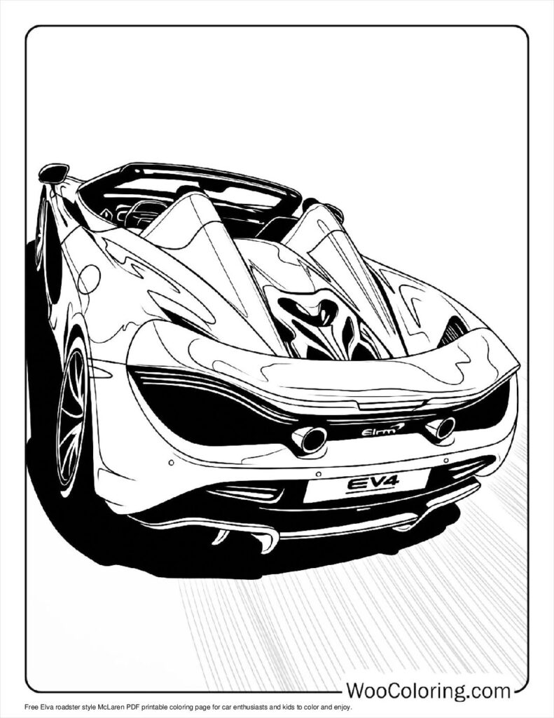 100  McLaren coloring pages  Free PDF To Print  - 8