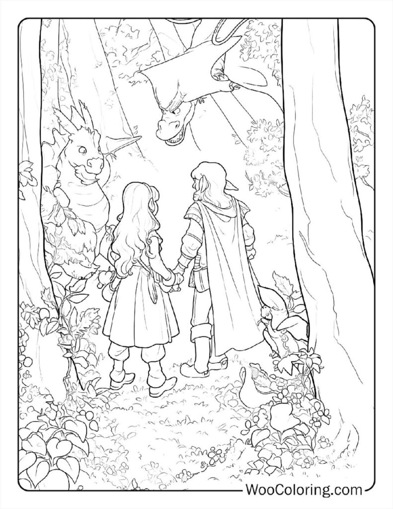 100 Dungeons Dragons coloring pages Free PDF To Print - 97