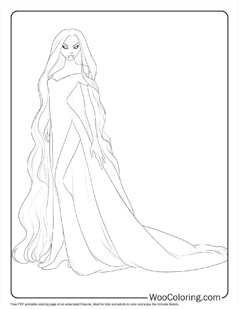 100 Vampire coloring pages Free PDF To Print - 62