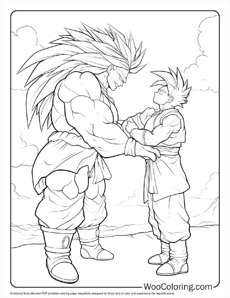 100  Broly coloring pages  Free PDF To Print  - 55