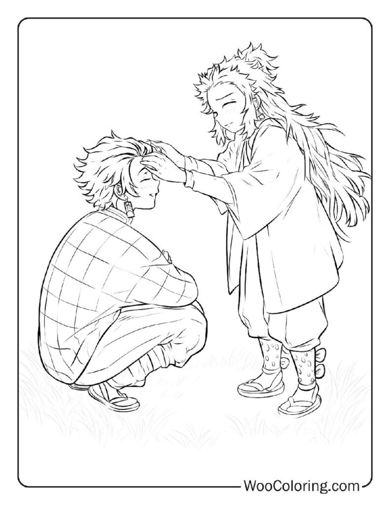 100  Demon Slayer coloring pages  Free PDF To Print  - 61