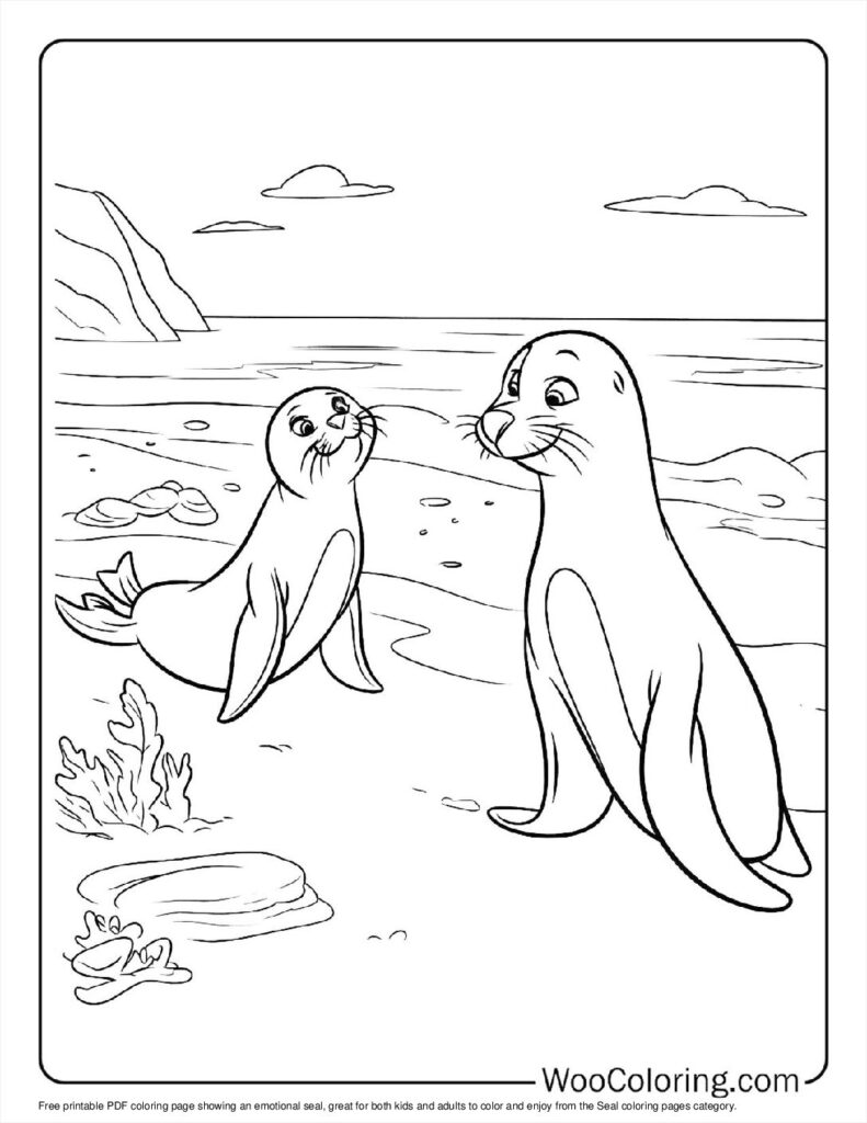 100  Seal coloring pages  Free PDF To Print  - 66