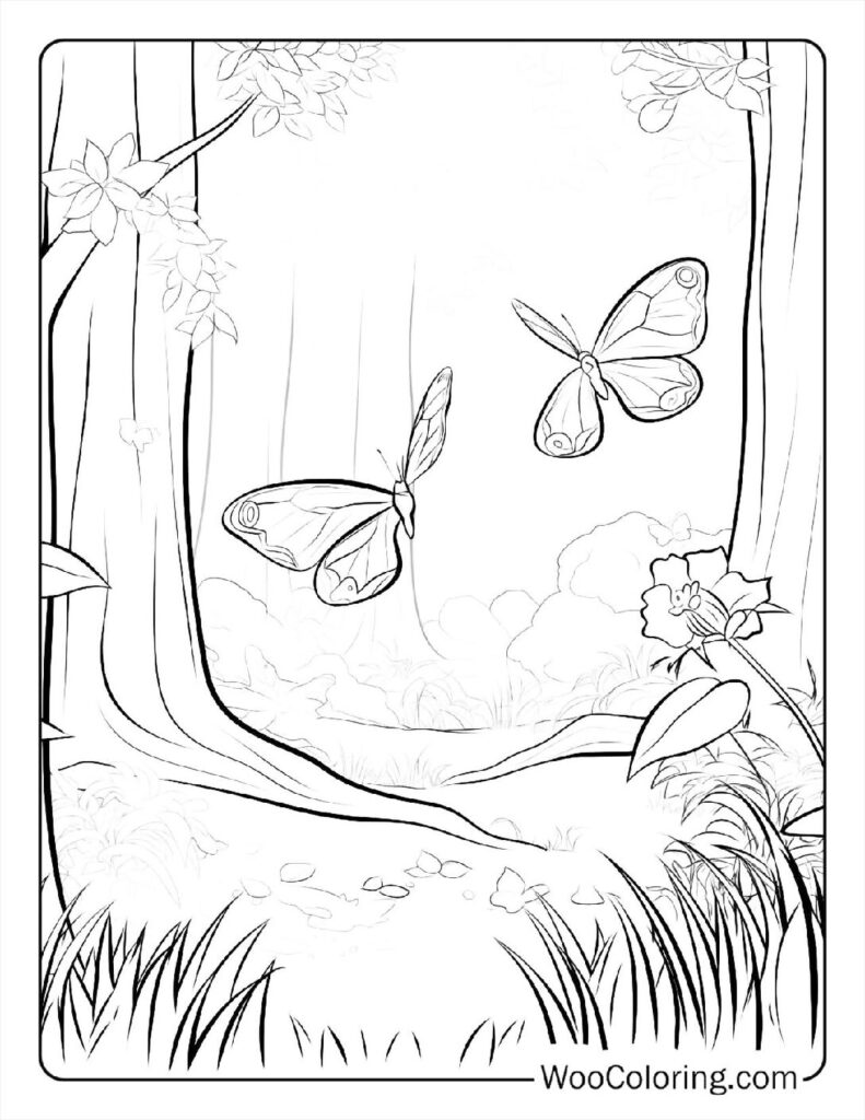 100  Butterfly coloring pages  Free PDF To Print  - 21