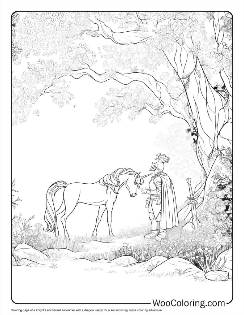 100  Knight coloring pages  Free PDF To Print  - 78