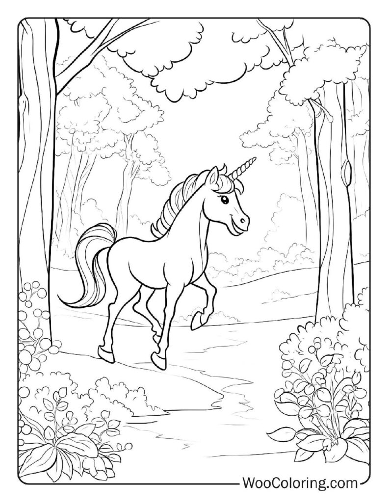 100 Unicorn coloring pages Free PDF To Print - 54