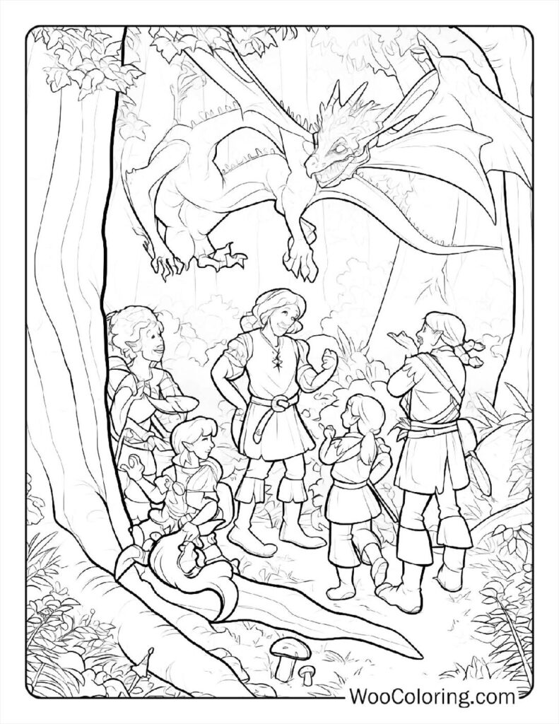 100 Dungeons Dragons coloring pages Free PDF To Print - 48