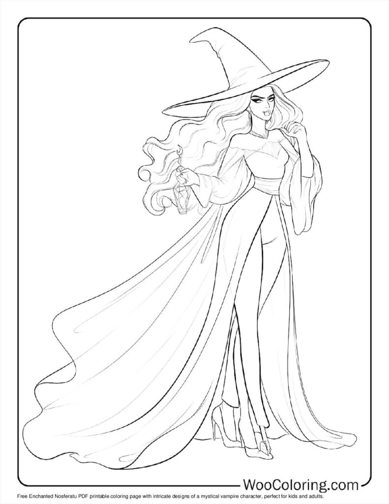 100 Vampire coloring pages Free PDF To Print - 11