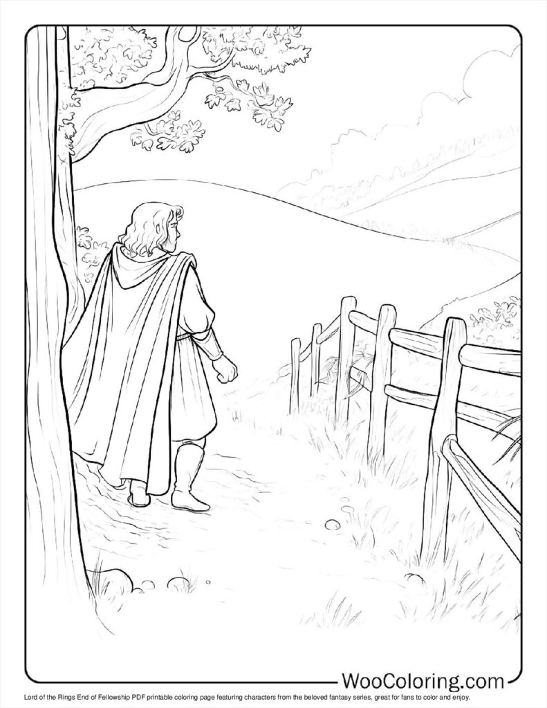 100  Lord Of The Rings coloring pages  Free PDF To Print  - 84