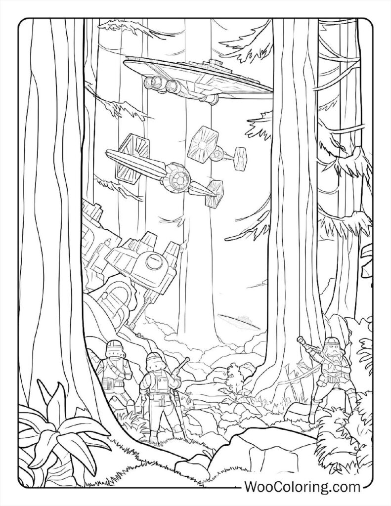 100  Star Wars coloring pages  Free PDF To Print  - 8