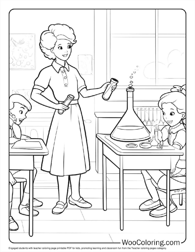 100  Teacher coloring pages  Free PDF To Print  - 62
