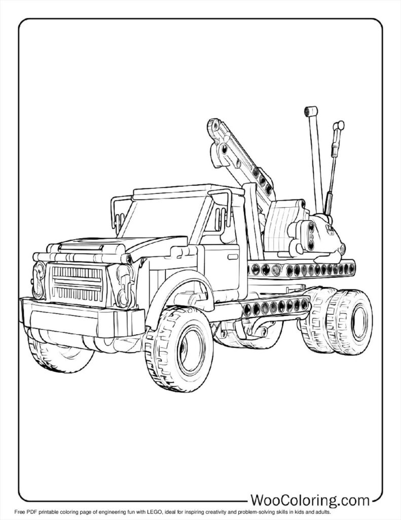 100  Tow Truck coloring pages  Free PDF To Print  - 31