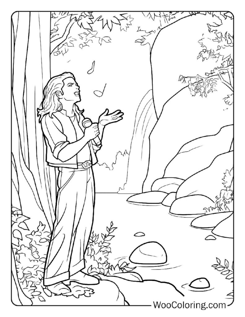100  Michael Jackson coloring pages  Free PDF To Print  - 48