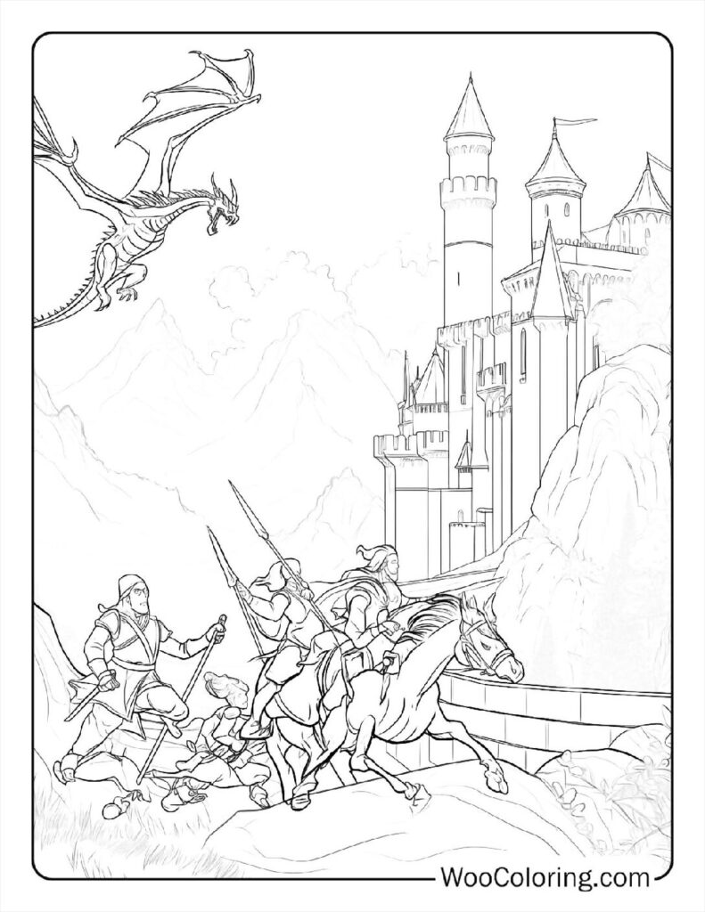 100 Dungeons Dragons coloring pages Free PDF To Print - 66