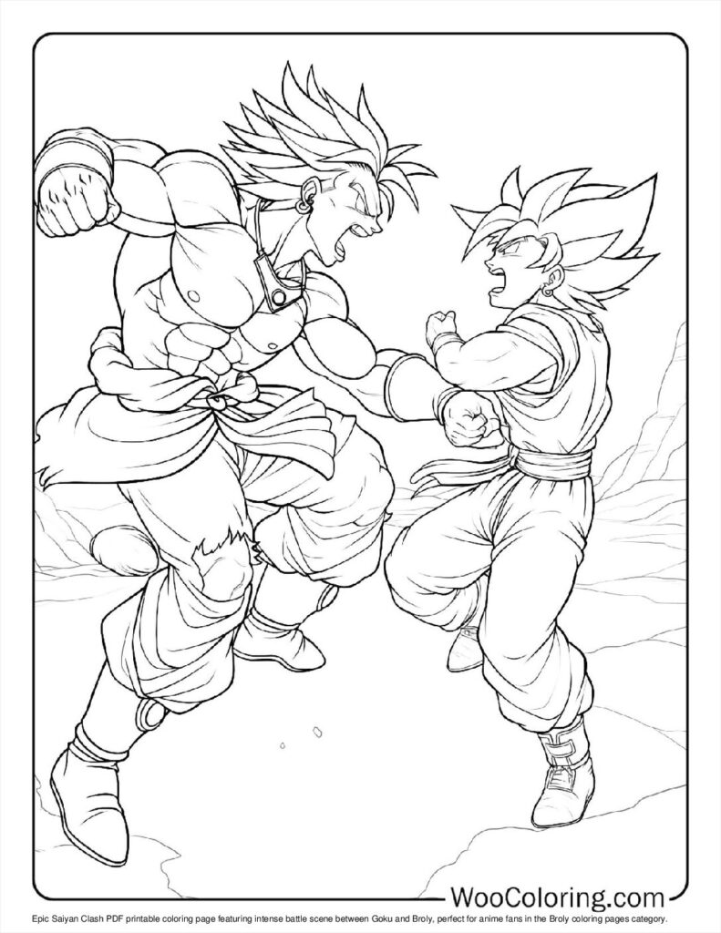 100  Broly coloring pages  Free PDF To Print  - 96