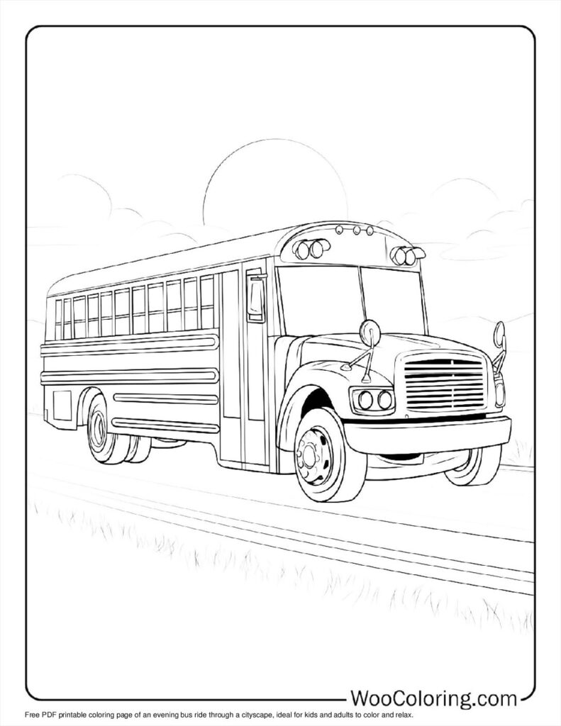 100  School Bus coloring pages  Free PDF To Print  - 39