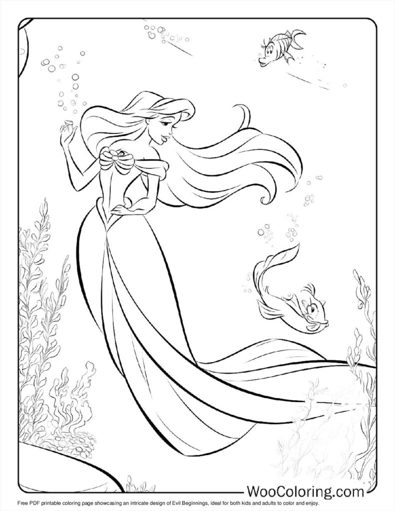 Evil Beginnings Coloring Sheet