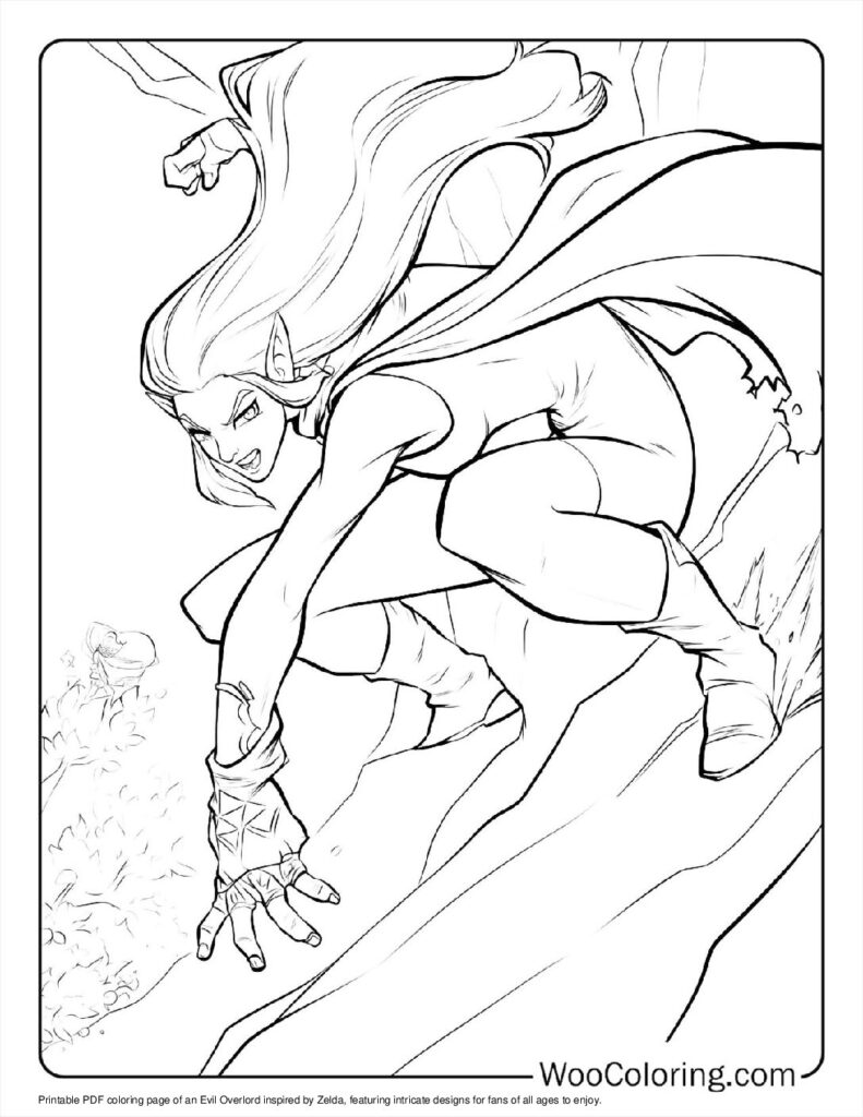 100  Zelda coloring pages  Free PDF To Print  - 77