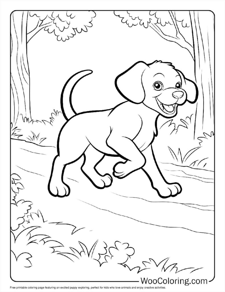 100  Puppy coloring pages  Free PDF To Print  - 66