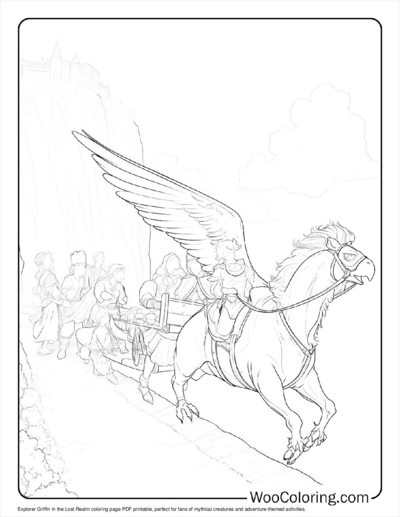 100  Griffin coloring pages  Free PDF To Print  - 21