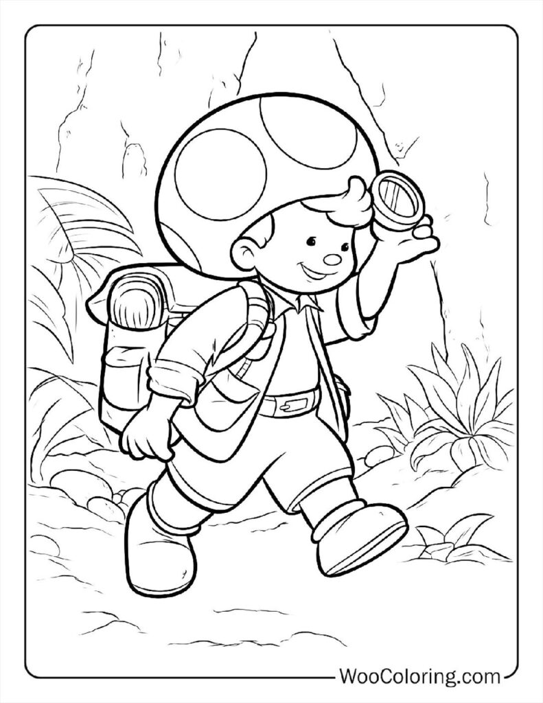 100  Toad coloring pages  Free PDF To Print  - 19