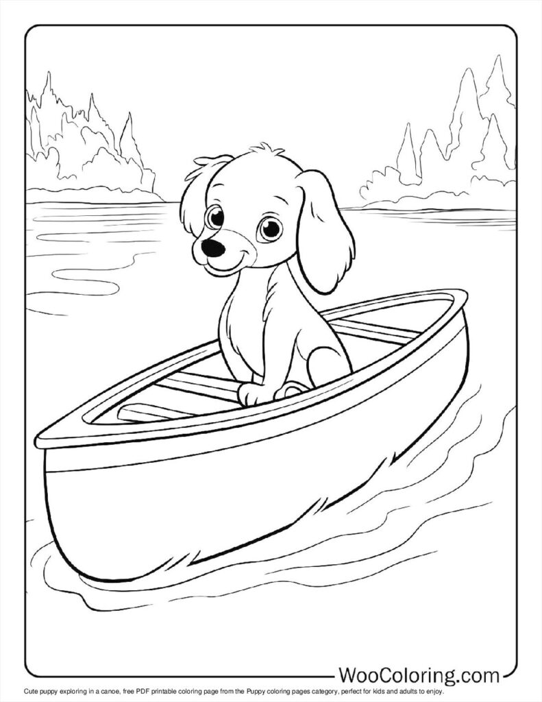100  Puppy coloring pages  Free PDF To Print  - 86