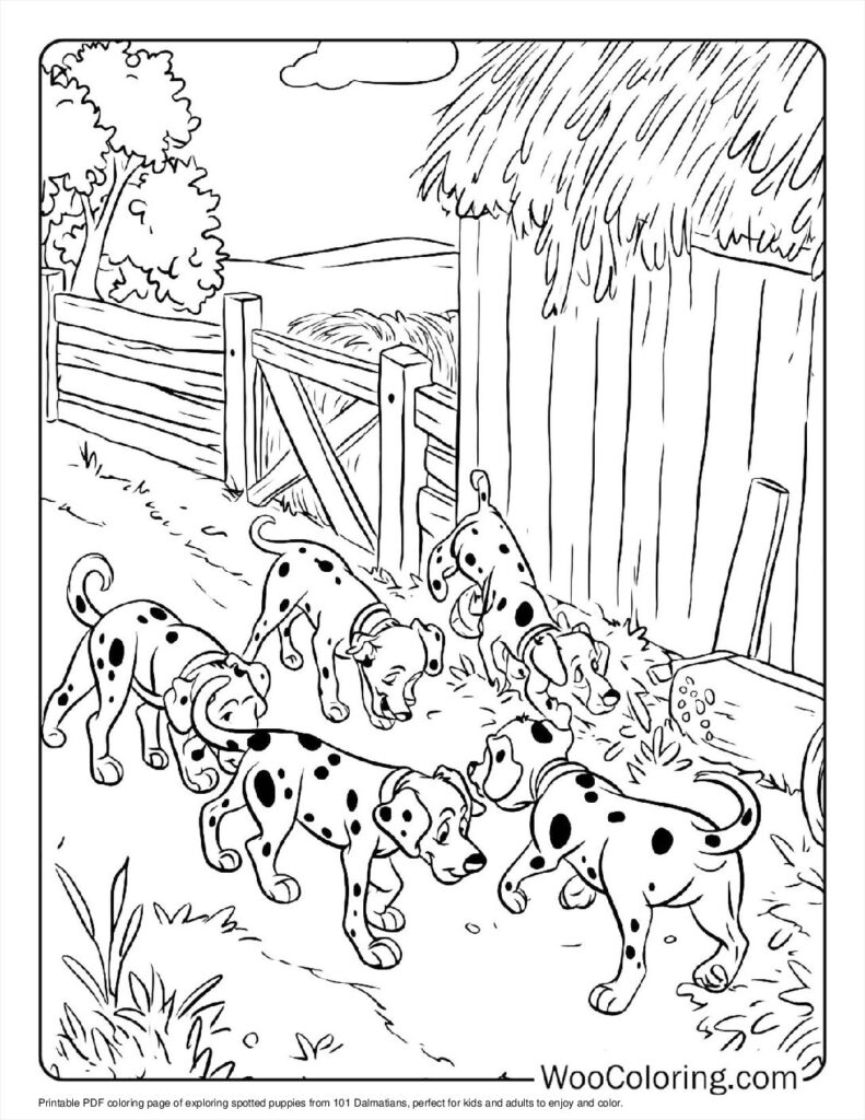 Exploring Spotted Puppies