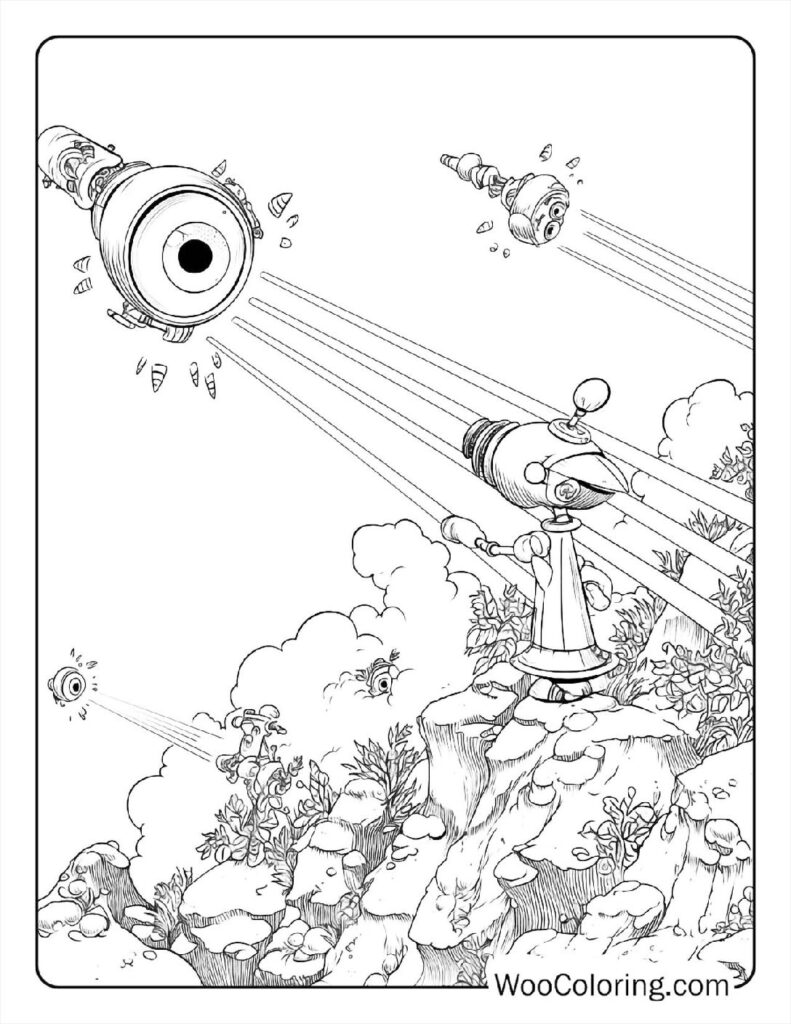 Eye Guy Eyes Coloring Sheet