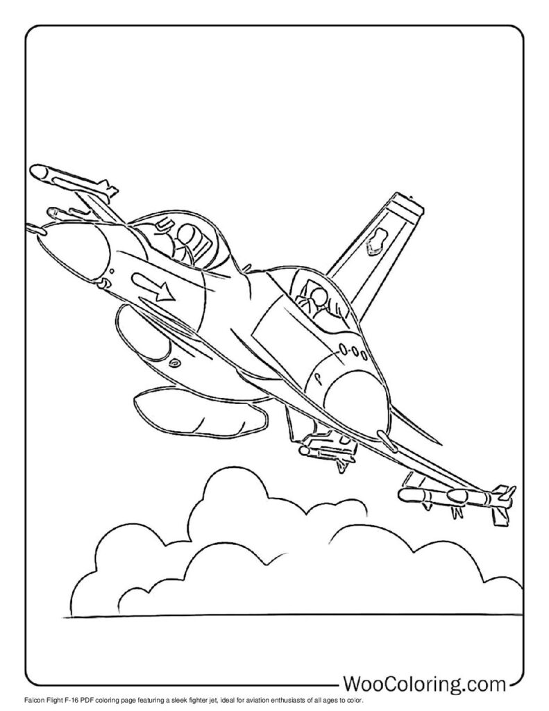 100  Jet coloring pages  Free PDF To Print  - 90