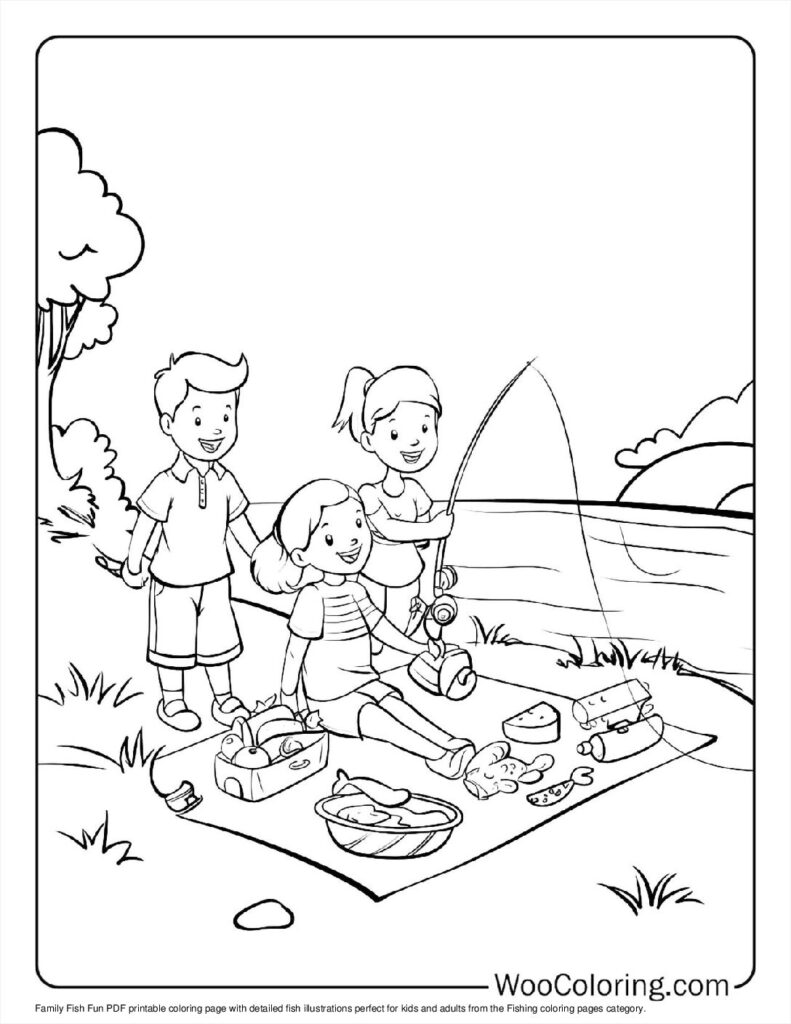 100  Fishing coloring pages  Free PDF To Print  - 67