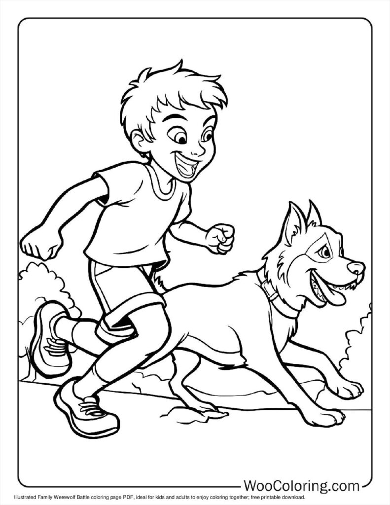 100  Werewolf coloring pages  Free PDF To Print  - 39